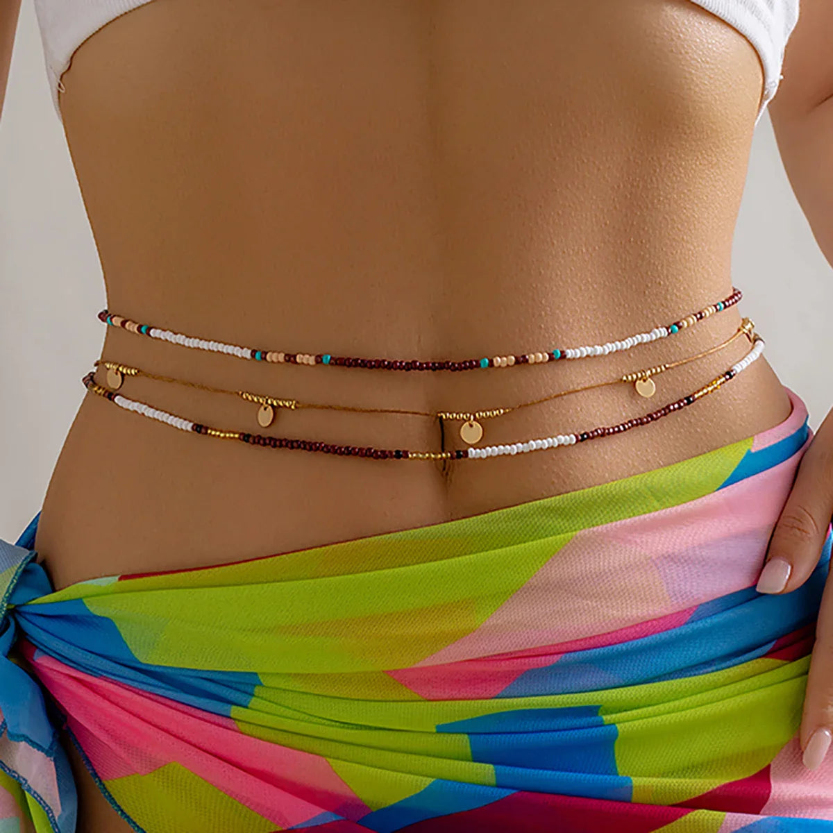 Multi-Layer Seed Bead Belly Chain