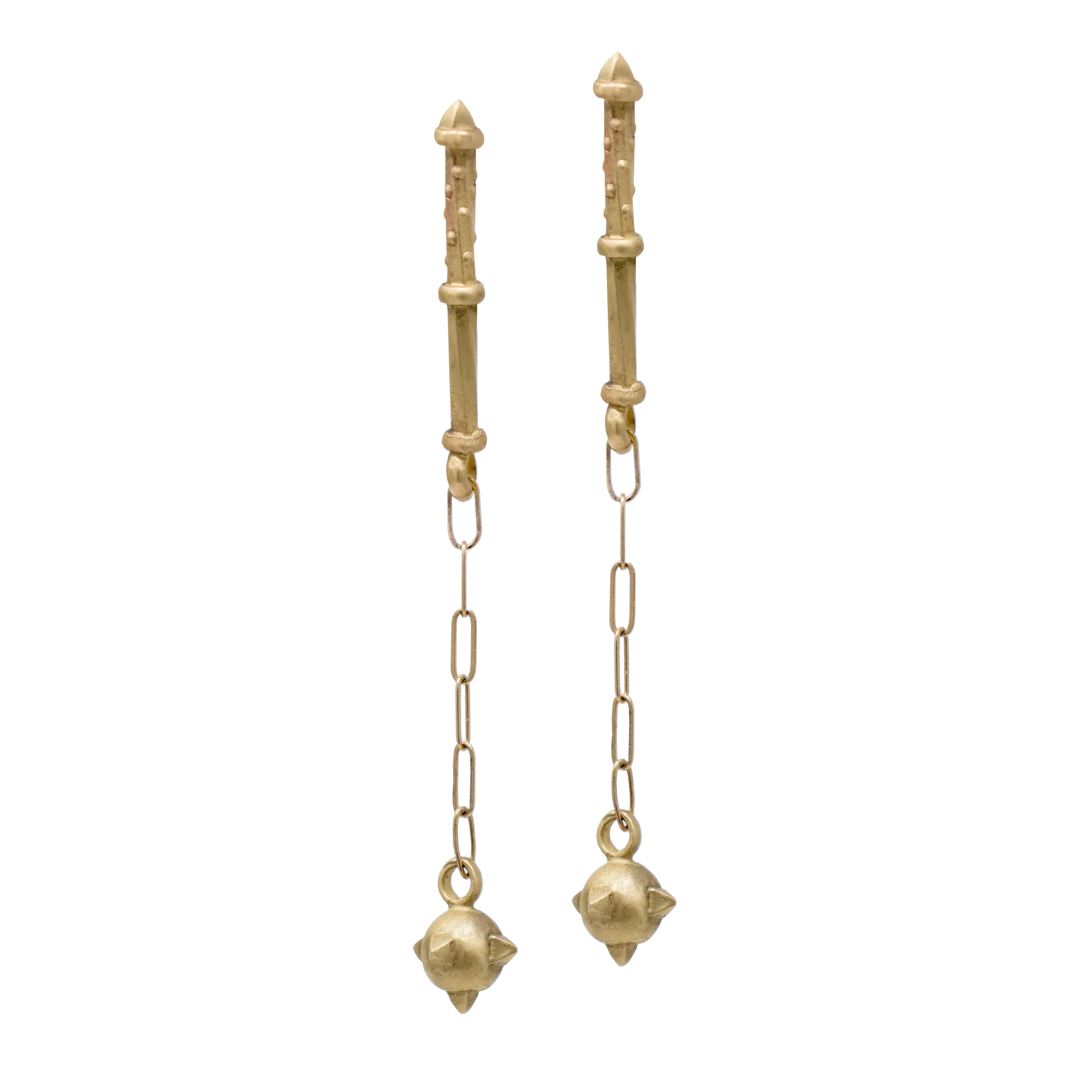 Chain Morningstar Earrings